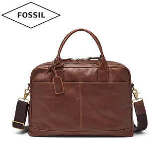 FOSSIL Defender系列 MBG9028 男士公文包 浅棕色