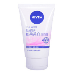 妮维雅(NIVEA)丝柔美白洁面乳100g *3件