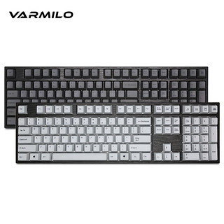 Varmilo 阿米洛 PBT热升华机械键盘键帽  浅灰 108键 