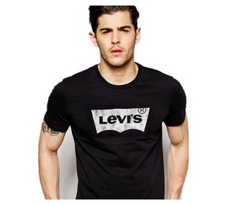 Levi's 李维斯 经典LOGO印花T恤 LV922001GS-001 白色 160L