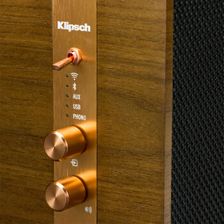 Klipsch 杰士 The Three 2.1立体声蓝牙音箱 胡桃木色