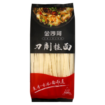 金沙河刀削挂面波纹面500g