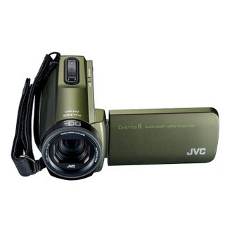 JVC 杰伟世 GZ-R465GAC 高清摄像机 军绿色