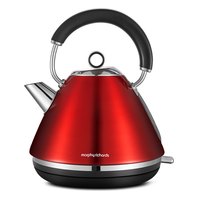 Morphy Richards 摩飞 MR7076A 1.5L 家用不锈钢电热水壶 红色