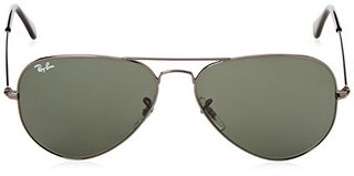 Ray·Ban 雷朋 飞行员系列 RB3025 W0879 太阳镜 58mm 枪色绿片