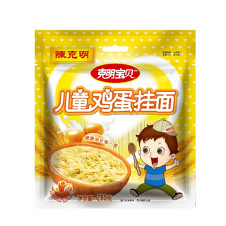 陈克明 克明宝贝 儿童鸡蛋挂面280g