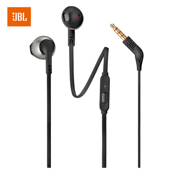 28日0点、中亚Prime会员: JBL T205 半入耳式耳机 黑色 图1