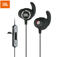 JBL Reflect mini BT 无线蓝牙运动耳机 通用入耳式运动耳机 HIFI音乐跑步耳机 黑色无线耳机