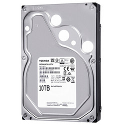 TOSHIBA 东芝7200转 256M SATA3 监控级硬盘 10TB