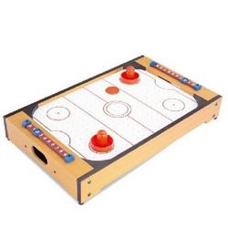 皇冠玩具（ HUANGGUAN）木质竞技游戏桌 室内儿童冰球机 小型儿童冰球台398D