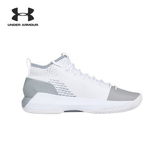 UNDER ARMOUR 安德玛 Heat Seeker 男子篮球鞋3000089 43 100白色/灰色