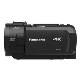 Panasonic 松下 VX1家用/直播4K高清数码摄像机 /DV/摄影机/录像机 五轴防抖、光学24倍变焦、无线多摄像头