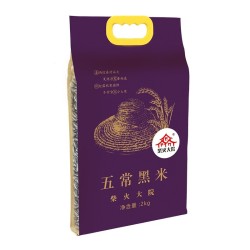 柴火大院 五常黑米 2kg *5件