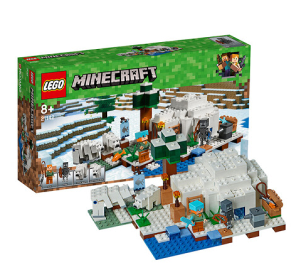 商品lego 乐高 我的世界系列 21141 僵尸洞穴