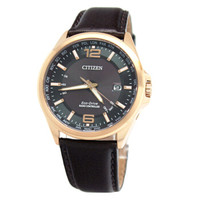 CITIZEN 西铁城 CB0018-19W 男士光动能电波腕表