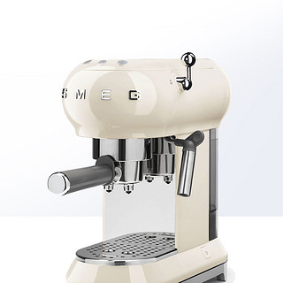 SMEG 咖啡机 ECF01 Espresso 半自动咖啡机 红色