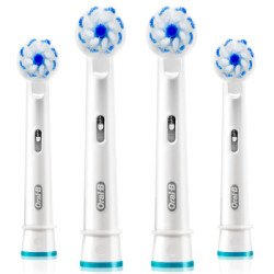 博朗(Braun)欧乐B EB60-4 超细毛电动牙刷头 4支装 *3件
