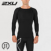 2XU Elite Recovery MA4466a 男子长袖压缩衣 黑色 M 