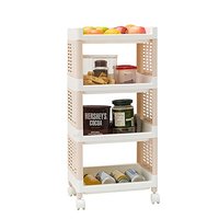 宝优妮 DQ9108-2 滑轮收纳架 4层