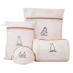 宝优妮 DQXYD01-10 刺绣标示分类洗衣袋 4件套