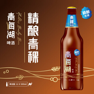 青海湖 10度 青稞啤酒 500*12瓶 整箱装