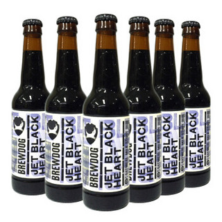 Brewdog 精酿狗 黑心喷射机 牛奶世涛啤酒 330ml*6瓶装