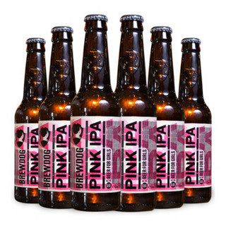 Brewdog 酿酒狗 PINK 粉红 IPA精酿啤酒 330ml*6瓶