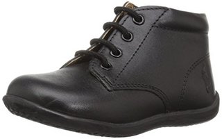 POLO ralph lauren kinley 小童鞋 Triple Black Leather 6 