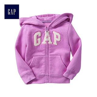  Gap 盖璞 女婴幼童 徽标连帽卫衣 100cm 粉色