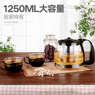 Lilac 紫丁香 耐热玻璃茶壶 700ml 绿色 