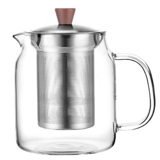 lvzhu 绿珠 700ml玻璃茶具整套一壶四杯一茶盘 泡茶壶煮茶器加厚耐热耐高温玻璃壶过滤茶壶办公功夫茶杯Q723