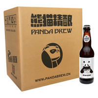 PANDA BREW 熊猫精酿 杀马特陈皮小麦啤酒 330ml*6瓶装