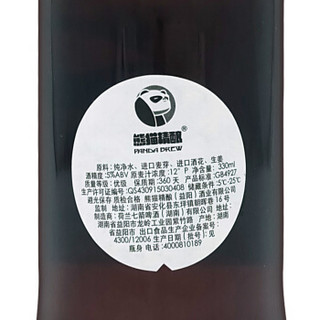 PANDA BREW 熊猫精酿 暖男熊生姜金艾啤酒 330ml*6瓶箱装