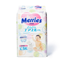  kao 花王 Merries 婴儿纸尿裤 L54 *4件