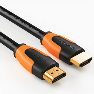 SAMZHE 山泽 HDMI数字高清线 黑橙色 1.5米