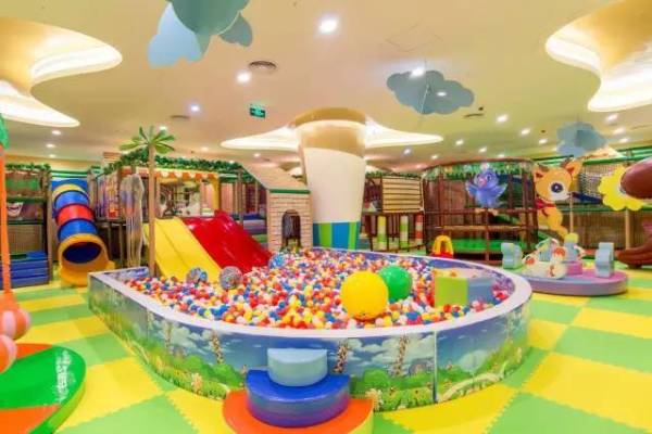 二楼:蓝袋鼠跳跳堂,海豚音乐剧场,diy手工,绘画室,舞蹈室,儿童餐厅等