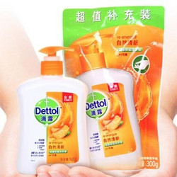 Dettol 滴露 自然清新洗手液 （500g+300g） *11件 +凑单品