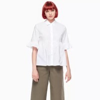 kate spade 凯特丝蓓 ruffle sleeve shirt 女士喇叭袖衬衫