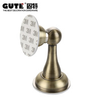 GUTE 固特 免打孔可打孔墙装地装双用不锈钢门吸  青古