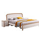 618预售：QuanU 全友 122302欧式床+床头柜+105001床垫