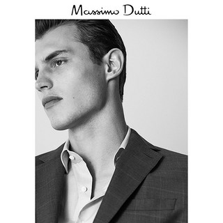 Massimo Dutti 02059138400 男士格纹羊毛西装 
