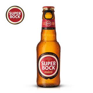 SUPER BOCK 超级波克 mini黄啤 进口啤酒 200ml*24瓶  送礼整箱装 葡萄牙原装