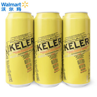 KELER 开勒 淡色啤酒 500ml*6听