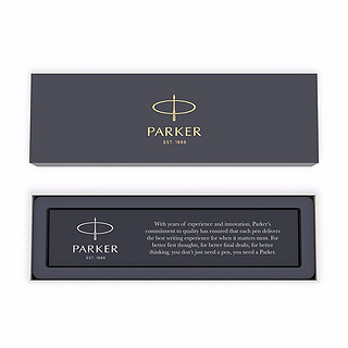 PARKER 派克  Jotter乔特系列 钢笔 (钢杆白夹、M尖)