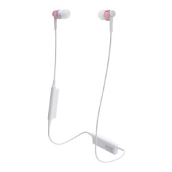 audio-technica 铁三角 CKR35BT 蓝牙入耳式耳机 粉色