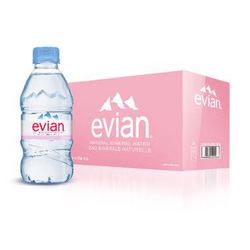 evian 依云 天然矿泉水 330ml*24瓶