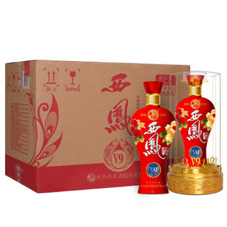 西凤酒西凤酒盒装绵柔凤香型500ml6瓶陈酒v952度