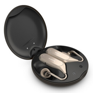 SONY 索尼 Xperia Ear Duo XEA20 半入耳式真无线蓝牙耳机 金色
