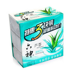 六神 滋润香皂 芦荟 125g 3块