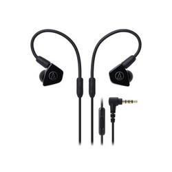 audio-technica 铁三角 ATH-LS50iS LS50iS 线控入耳式耳机 黑色